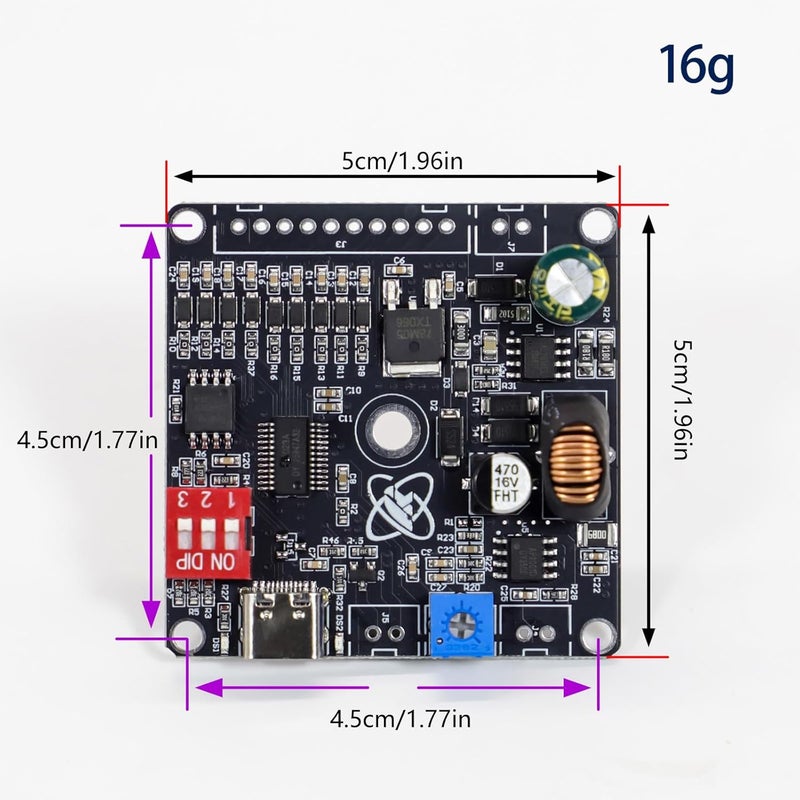 كما هو موضح HF20W وحدة مشغل MP3 12-85VDC 9 قنوات USB قابلة للبرمجة 20W مكبر صوت من الفئة D - Image 4